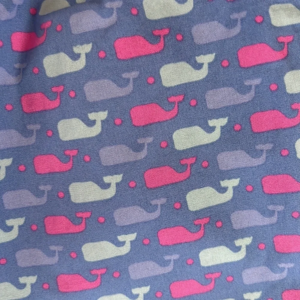 Vineyard vines small blue multi whale print lounge pants/pajamas. - Picture 4 of 8